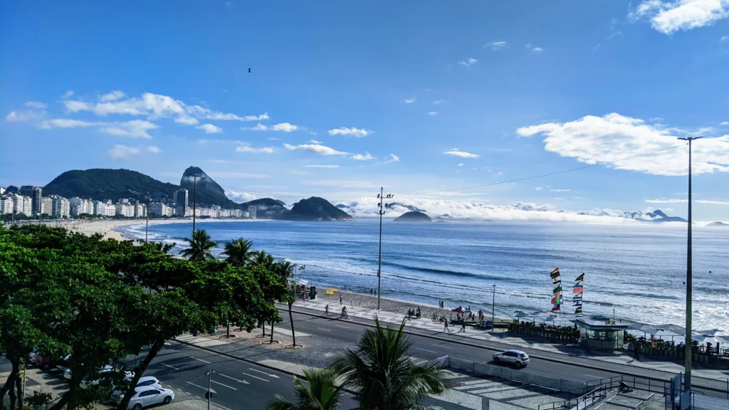 Vista dalla nostra camera Selina Copacabana